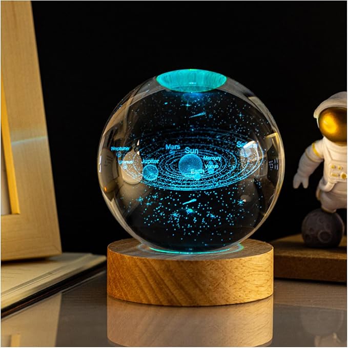 LAMPARA DE CRISTAL 3D