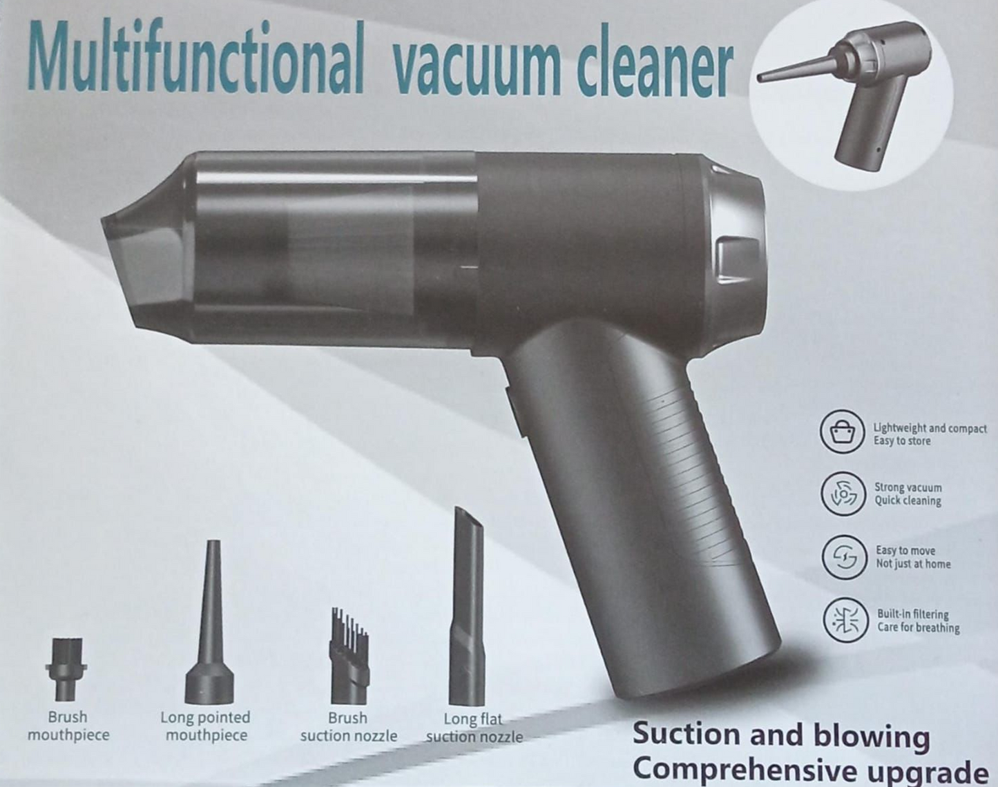 ASPIRADORA INALÁMBRICA VACUUM CLEANER