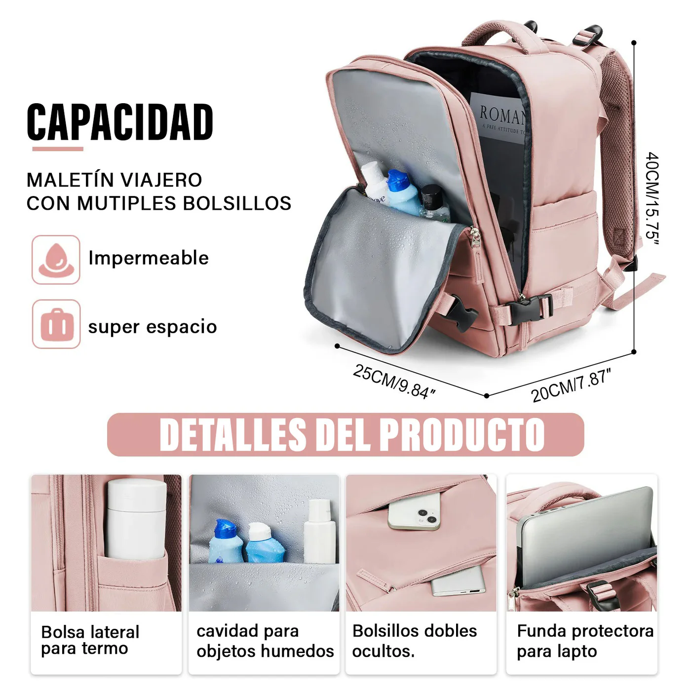 MOCHILA BIG TRAVEL PRO
