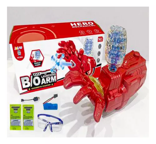 GUANTE IRON MAN LANZADOR DE HIDROGEL