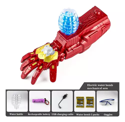 GUANTE IRON MAN LANZADOR DE HIDROGEL