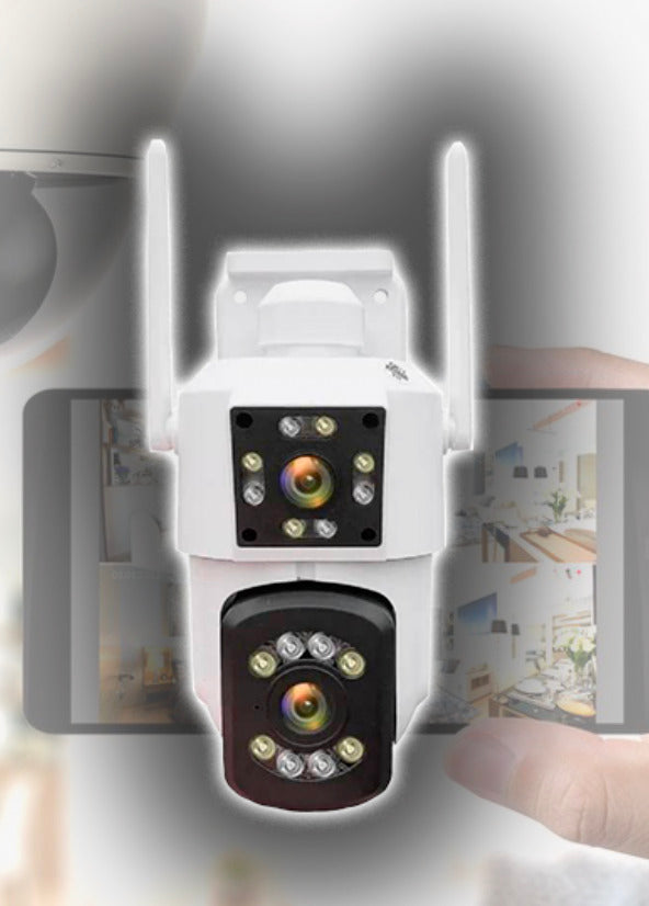 CÁMARA IP81 DOBLE LENTE Y DOBLE ANTENA