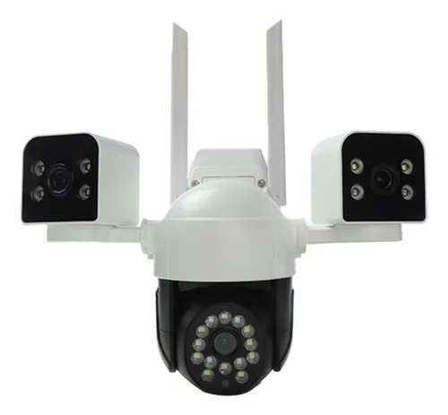 CAMARA DE SEGURIDAD PANORAMICA 3 LENTES