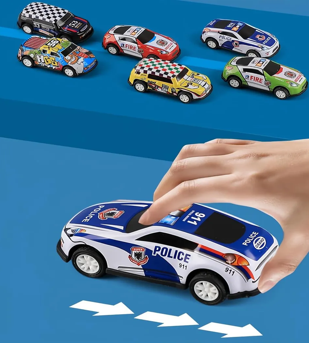 SET DE MINI AUTOS DE JUGUETE 50 PCS