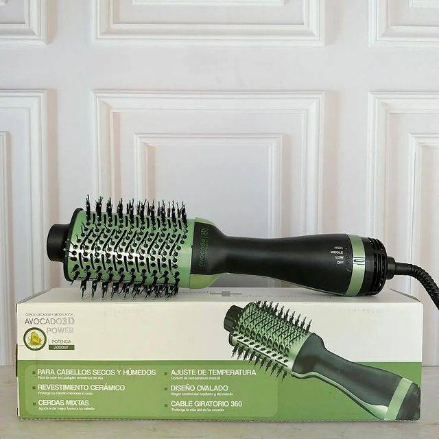 CEPILLO SECADOR Y VOLUMINIZADOR AVOCADO POWER 3D