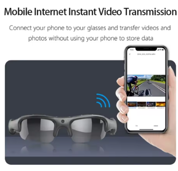 GAFAS INTELIGENTES CON CAMARA Y WIFI