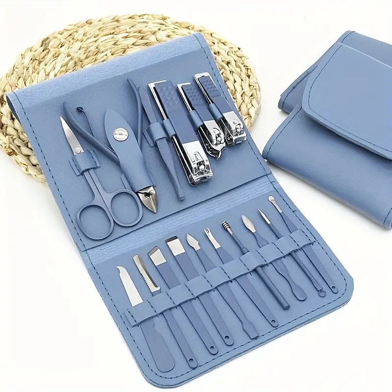 KIT DE MANICURA Y PEDICURA 16 PIEZAS