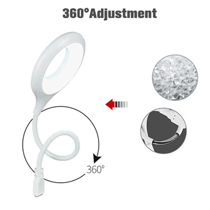 LAMPARA LED DE ESCRITORIO PLEGABLE