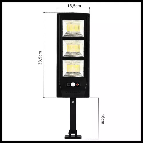 LAMPARA LED SOLAR CON SENSOR DE MOVIMIENTO