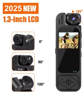 MINI CAMARA PORTATIL CON GRABADORA