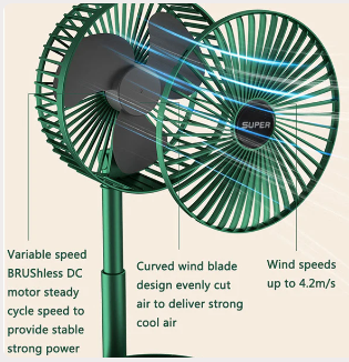 MINI VENTILADOR PORTATIL RECARGABLE