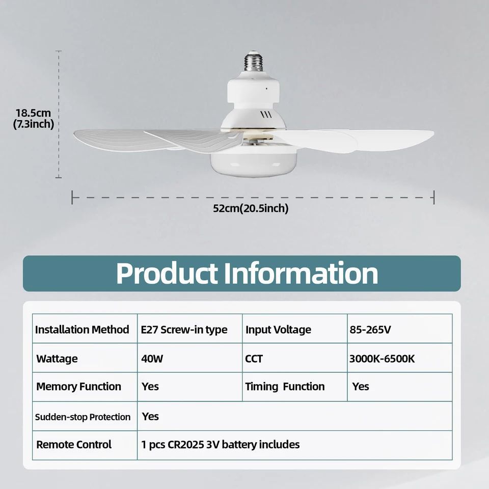 VENTILADOR DE TECHO CON CONTROL REMOTO