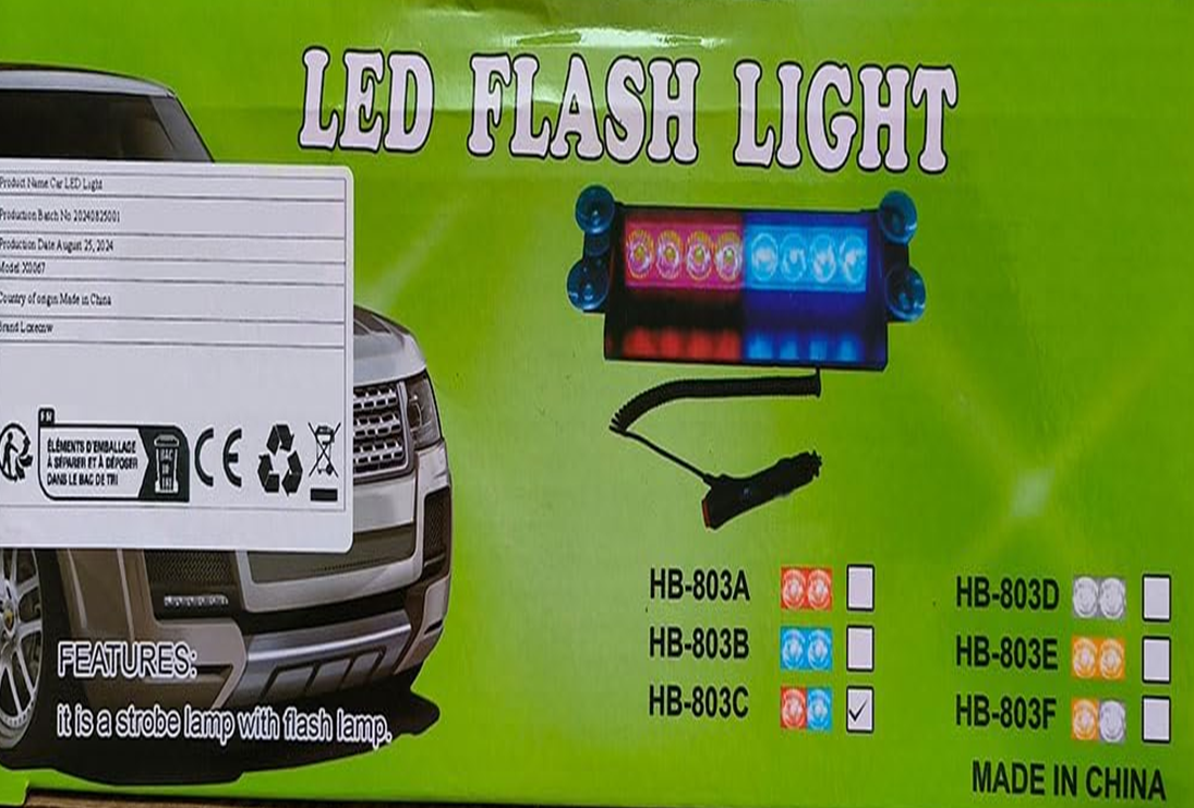 BARRA LED LUCES POLICIALES