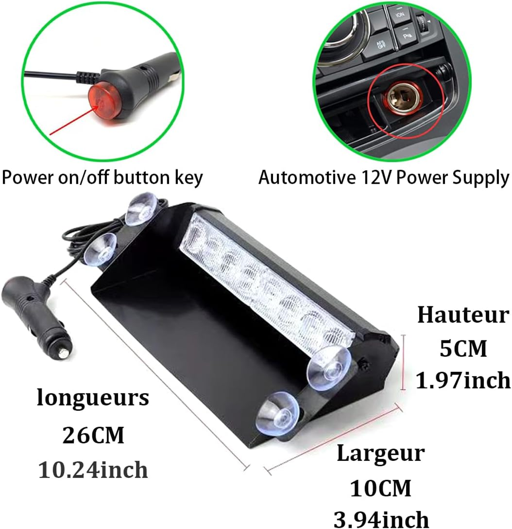 BARRA LED LUCES POLICIALES