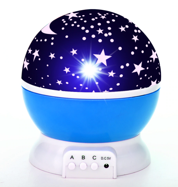 LAMPARA PROYECTOR DE ESTRELLAS GIRATORIO
