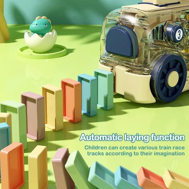 JUEGO DE TREN DOMINO ELECTRICO