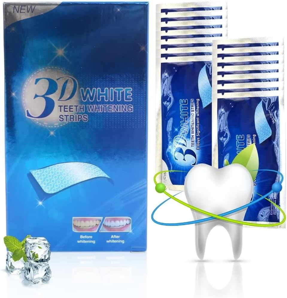 TIRAS BLANQUEADORAS DENTALES 3D