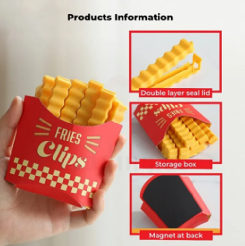 CLIP DE SELLADO PARA ALIMENTOS