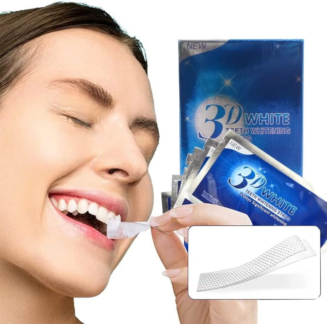 TIRAS BLANQUEADORAS DENTALES 3D