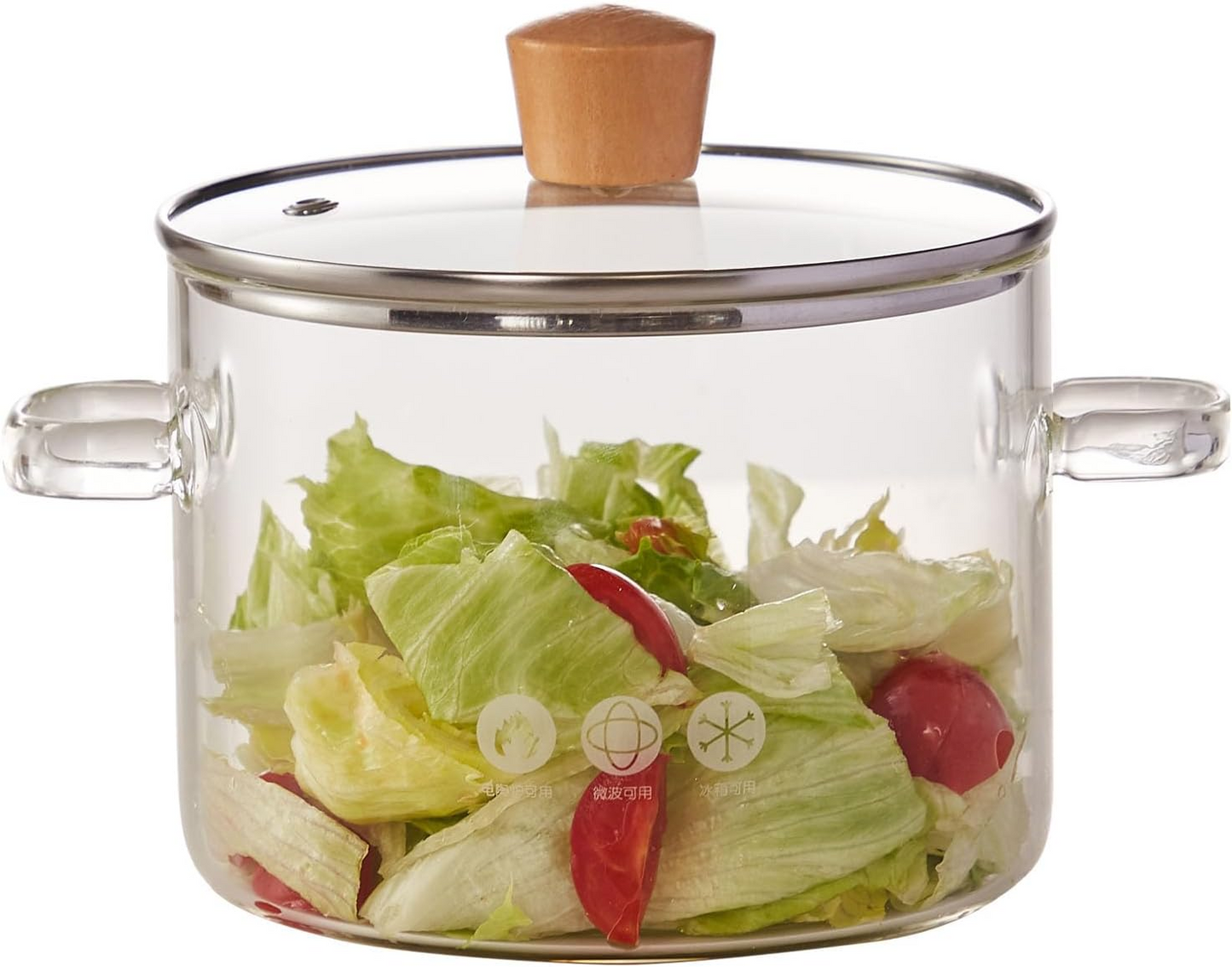 OLLA DE VIDRIO BOROSILICATO LIBRE DE PLOMO!!