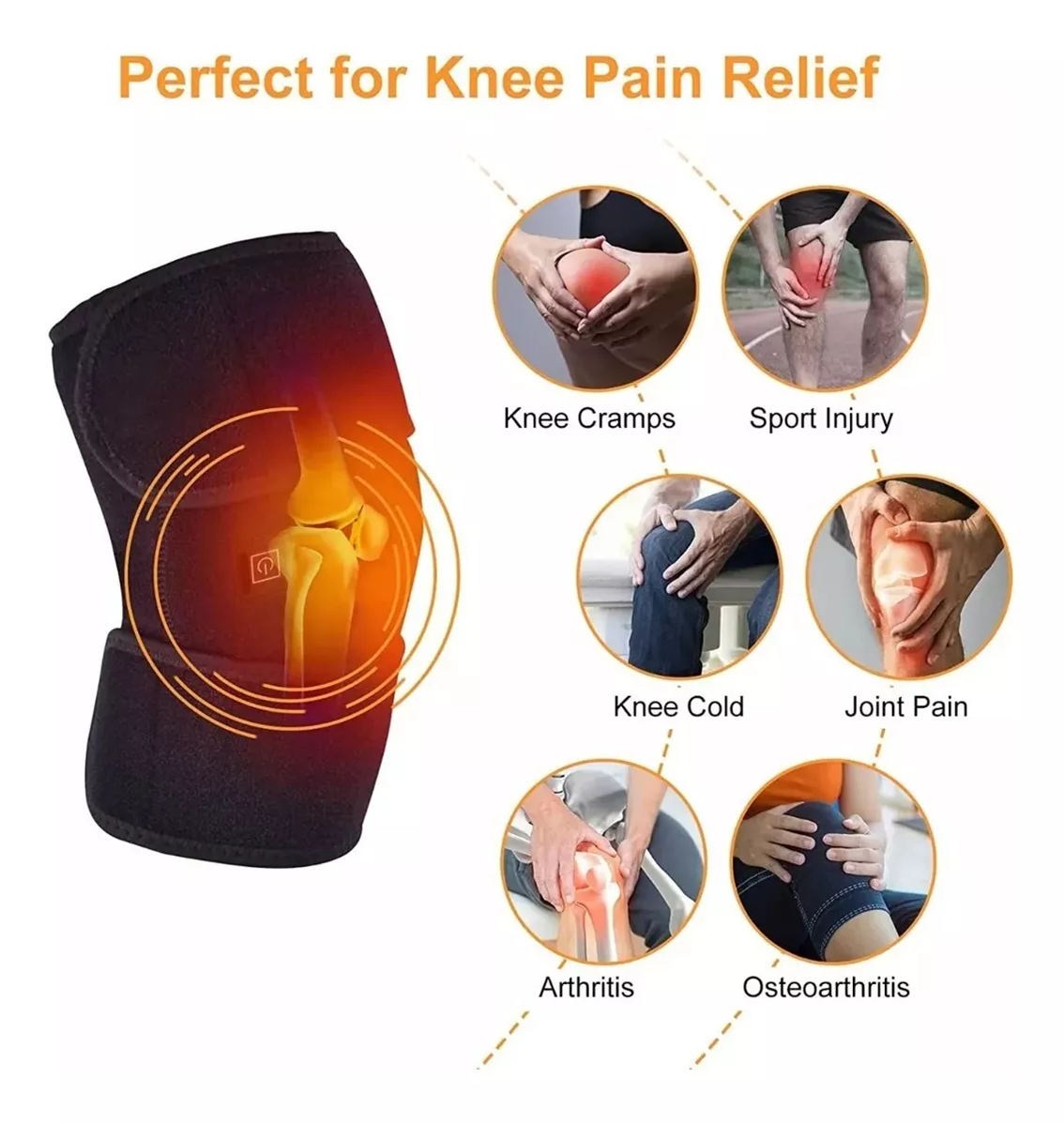 ThermoKnee Pro™ Rodillera de calor