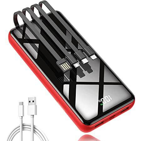 POWER BANK 20000 mAh PARA Micro-USB Cable iPhone Tipo C