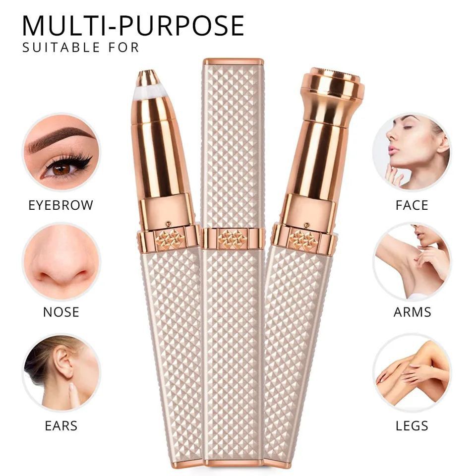 DEPILADORA FACIAL 2EN1 RECARGABLE CON USB