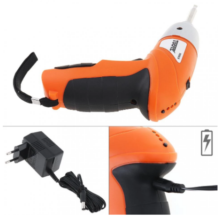 DESTORNILLADOR Y ATORNILLADOR ELECTRICO PORTATIL 45PCS