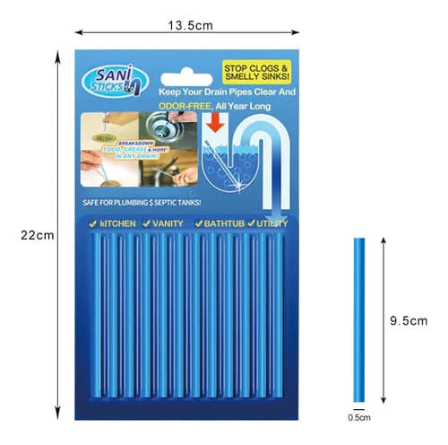 DESTAPADOR DE DRENAJES SANI STICK