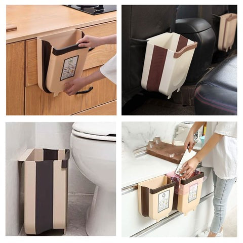 BASURERO PLASTICO PLEGABLE