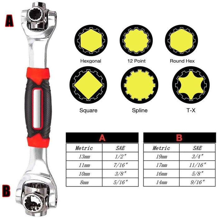 LLAVE UNIVERSAL 48 EN 1 (MULTI TOOL 360°)