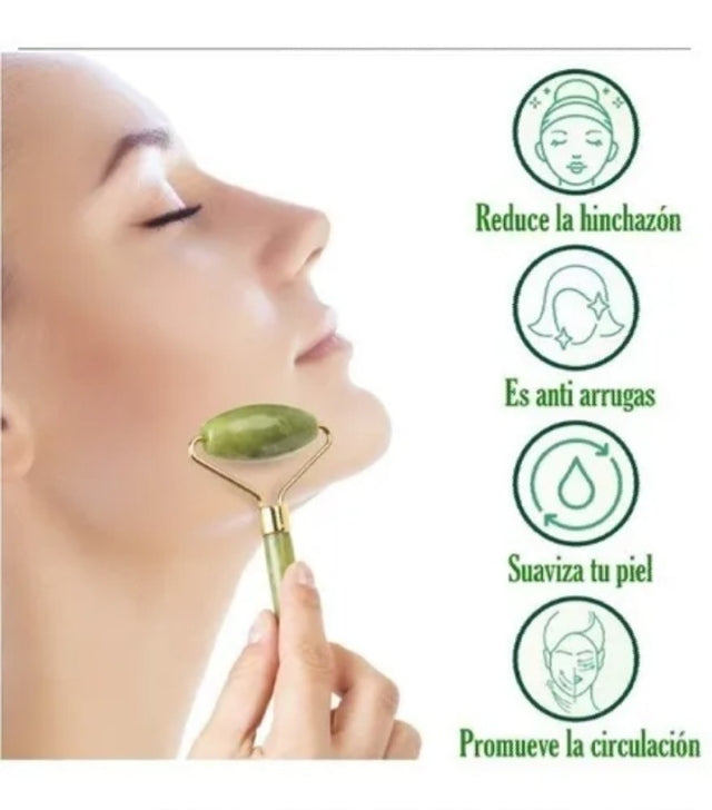 RODILLO JADE MASAJEADOR FACIAL