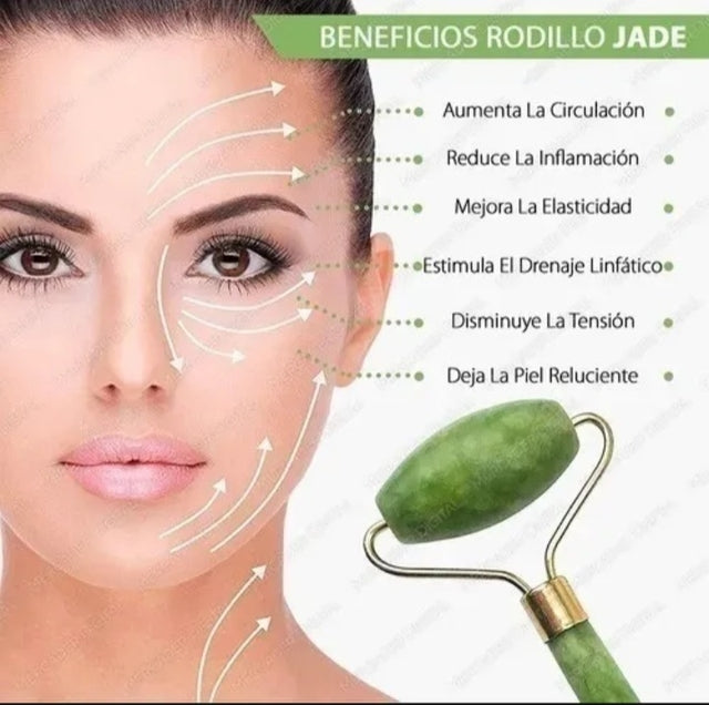 RODILLO JADE MASAJEADOR FACIAL