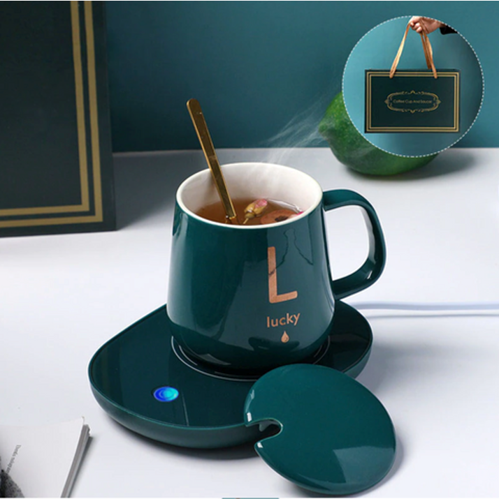 CALENTADOR INTELIGENTE + TAZA + CUCHARA