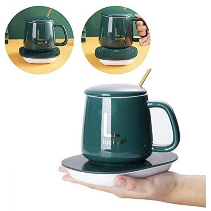 CALENTADOR INTELIGENTE + TAZA + CUCHARA