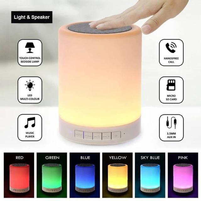 LAMPARA PARLANTE BLUETOOTH LUZ LED