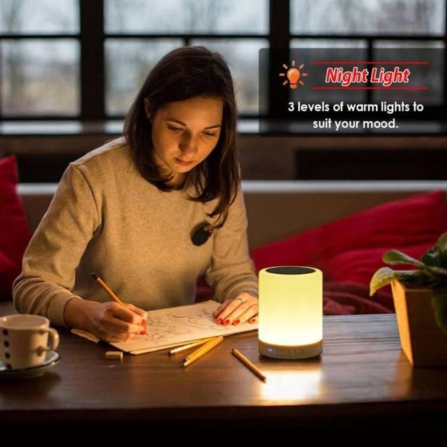 LAMPARA PARLANTE BLUETOOTH LUZ LED