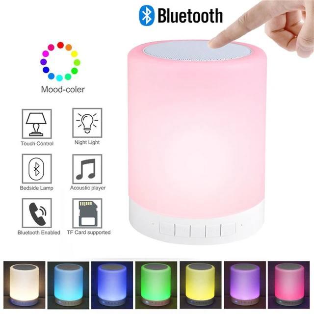 LAMPARA PARLANTE BLUETOOTH LUZ LED