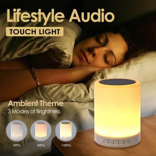 LAMPARA PARLANTE BLUETOOTH LUZ LED