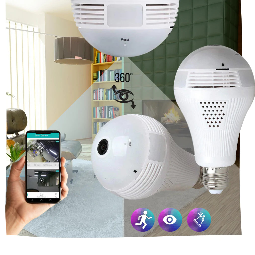 CÁMARA FOCO DE SEGURIDAD 360°