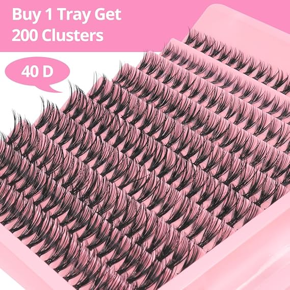 KIT DE EXTENSIONES DE PESTAÑAS 4D 200PUNTOS