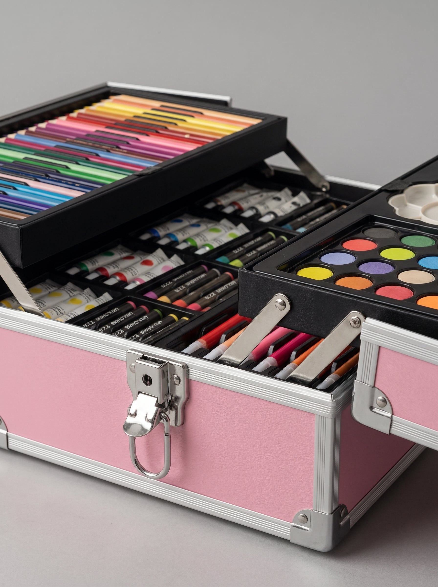 SET DE ARTE PREMIUM METAL 145 PIEZAS