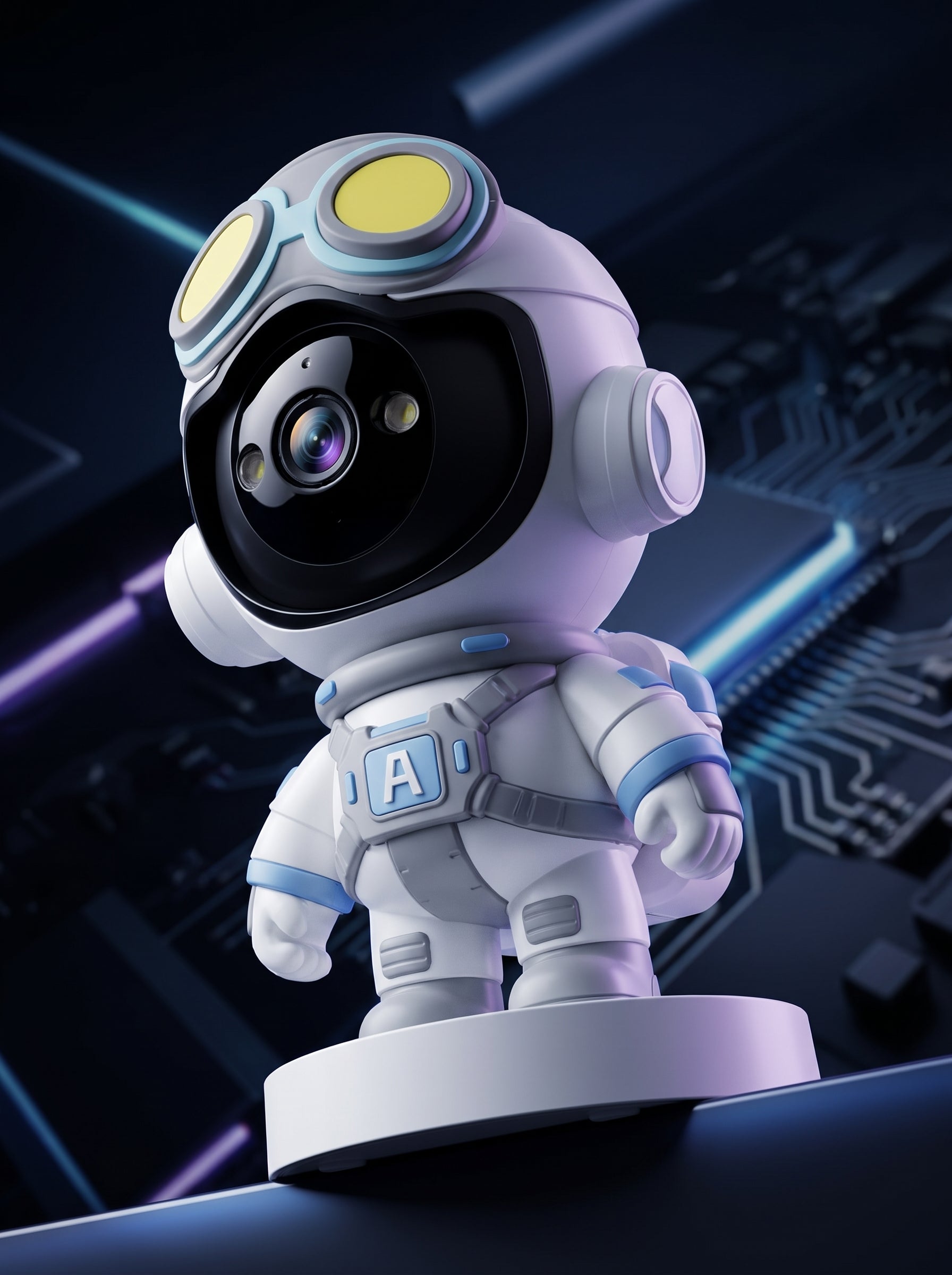 CAMARA DE SEGURIDAD ROBOT ASTRONAUTA