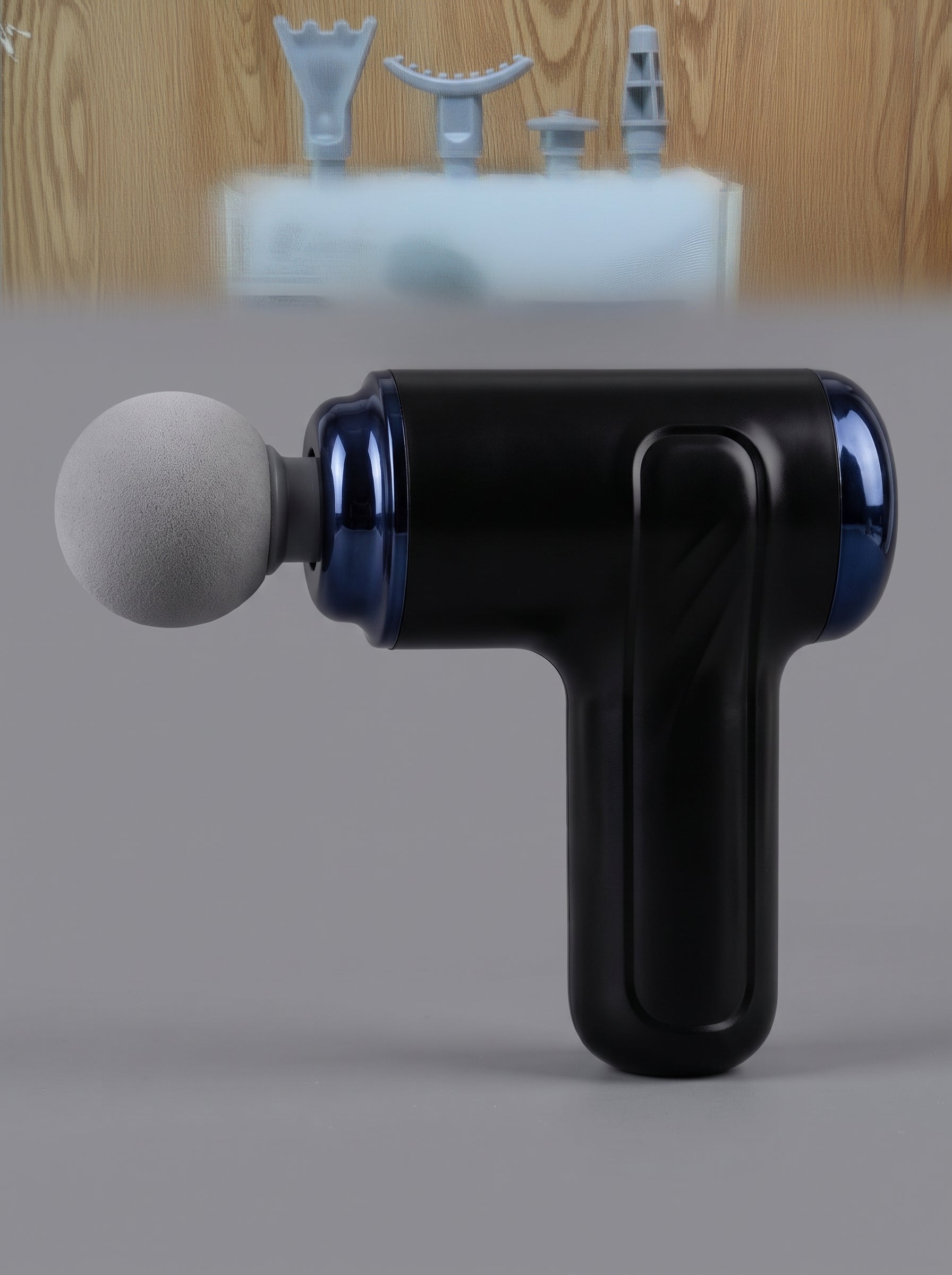 PISTOLA DE MASAJE MUSCULAR CABEZAL MÚLTIPLE