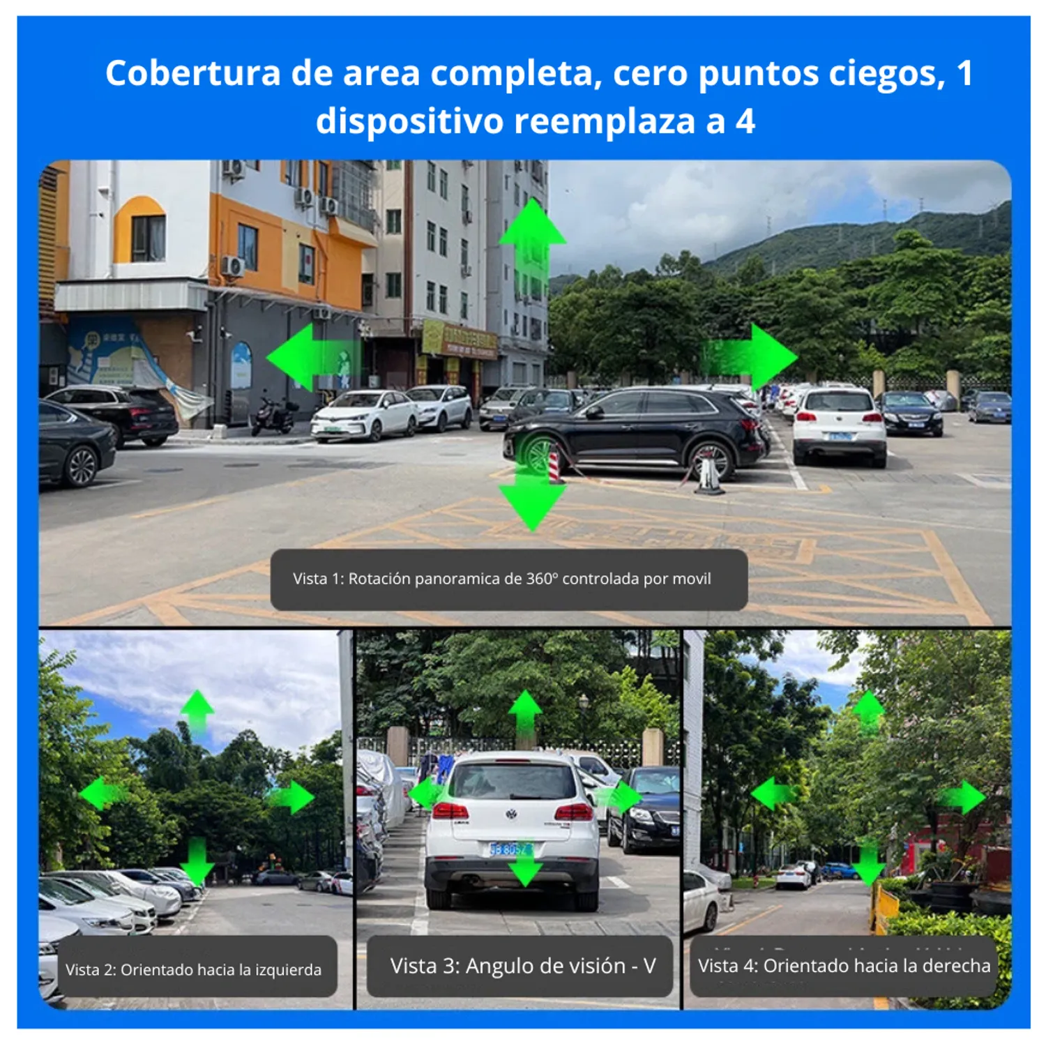 CAMARA DOMO AÉREO 4 LENTES PTZ