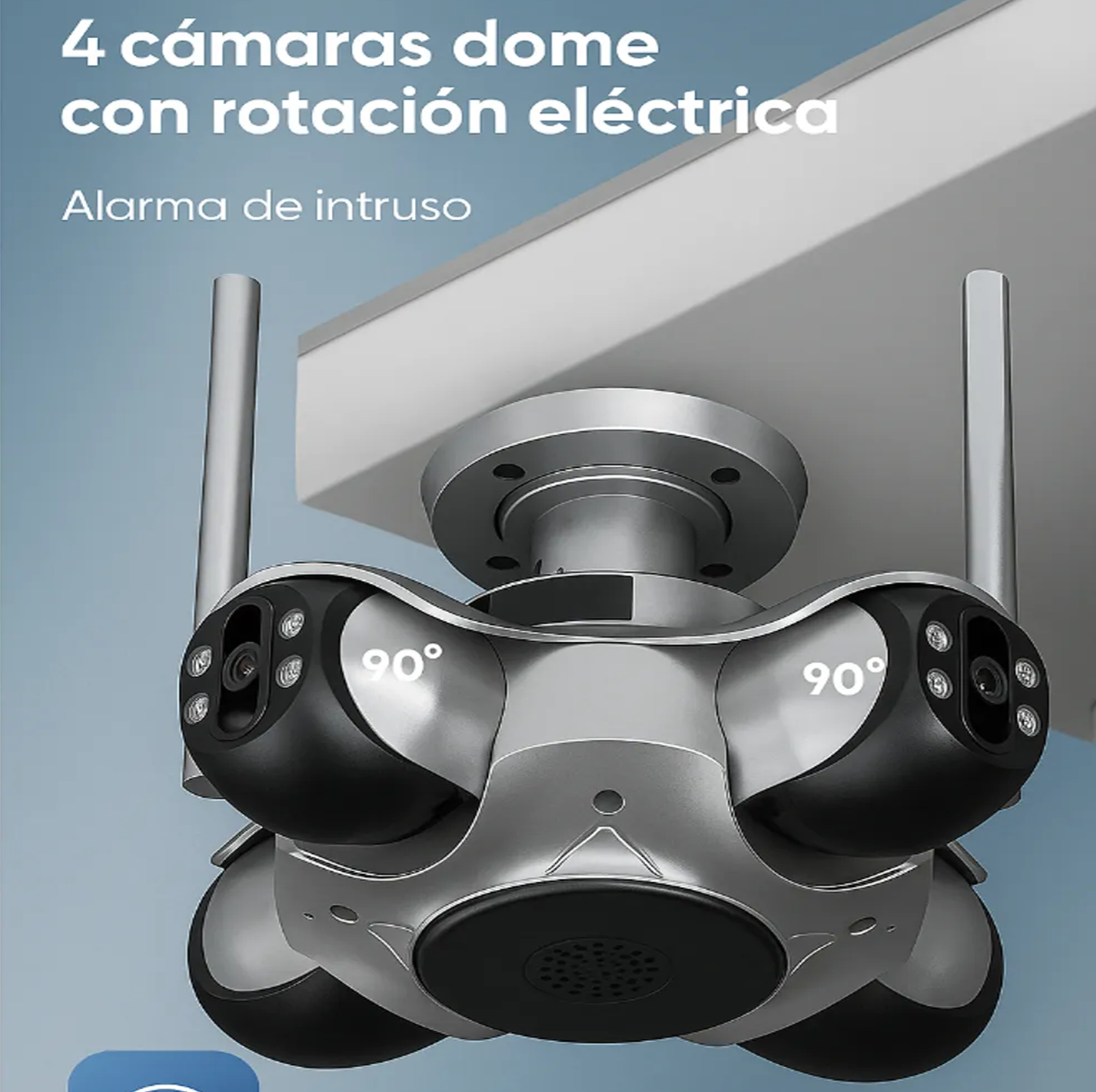 CAMARA DOMO AÉREO 4 LENTES PTZ