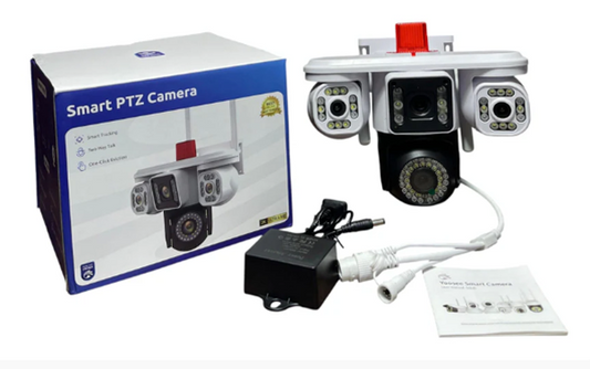 CÁMARA WIFI DE TRIPLE LENTE SMART PZT