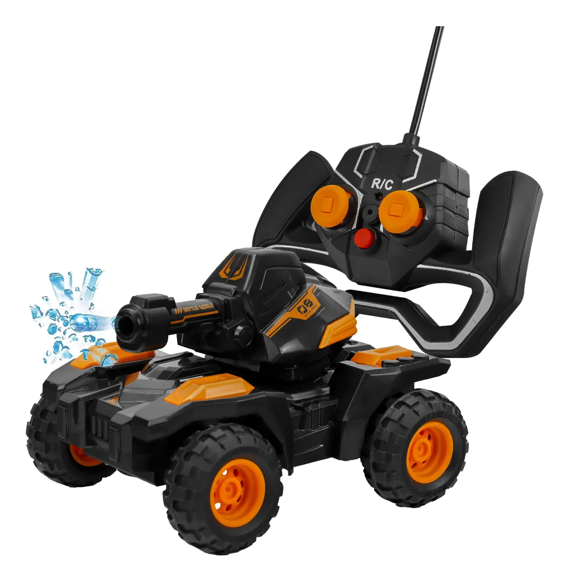 CARRO TANQUE BALAS HIDROGEL CONTROL REMOTO