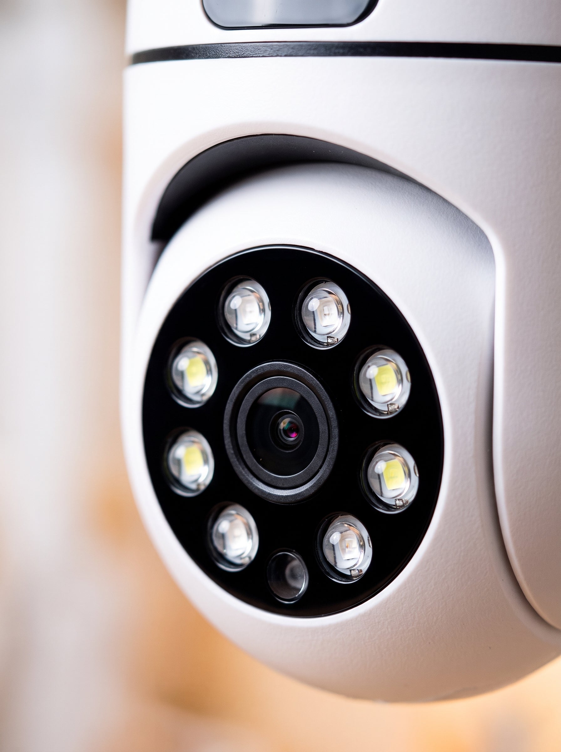 FOCO CAMARA DE SEGURIDAD DOBLE LENTE
