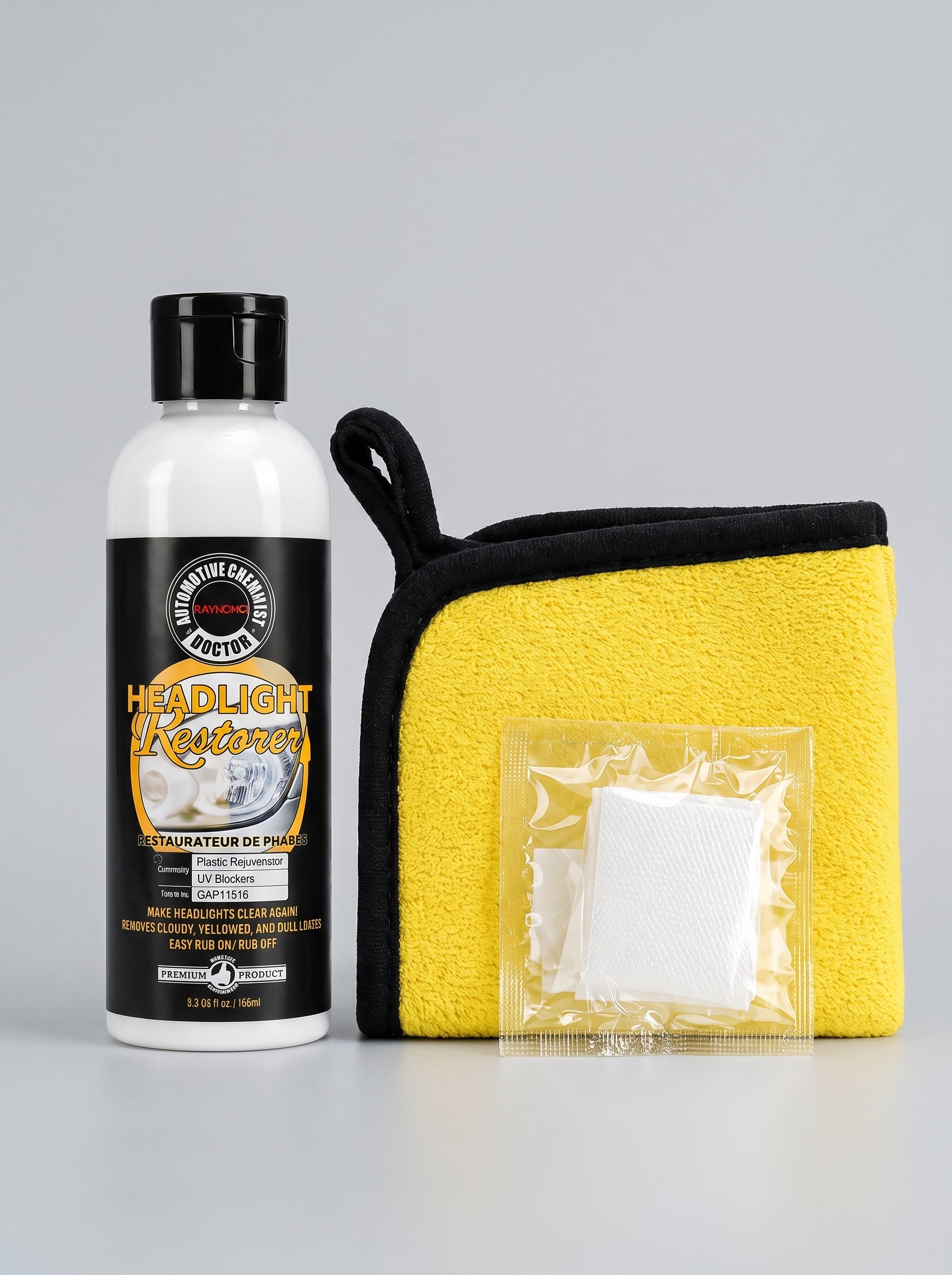 KIT DE PULIMENTO RESTAURADOR PARA FAROS (2 UNIDADES)